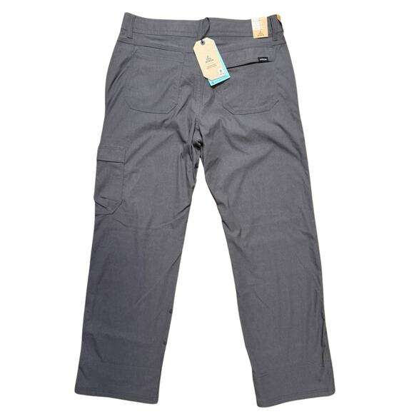 Prana Stretch Zion Pant II Men's 32x30 Dark Iron NWT - Picture 2 of 5